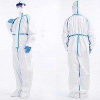 FDA CE Medical Isolation Clothing Disposable Protective Suit  Isolation Gowns Virus Protective Coverall Suit COVID