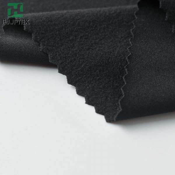 Supplex elastane polyamide one side brushed thermal cloth  fabric down coat and windbreaker fabric